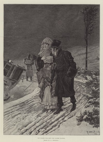 Les invités qui ont fait attendre le dîner - Richard Caton Woodville junior